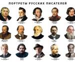 Portrete scriitorii rusi