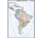 America de Sud. Harta politica. 1400x1000 mm