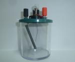 Dispozitiv pentru studiul curentului electric în electroliţi