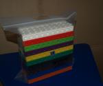 Set "Constructor" cubusoare colorate din plastic
