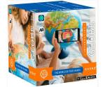 GLOB GEOGRAFIC IN RELIEF (DUO) CU INTERACTIVITATE VR  (25CM)