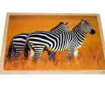 Puzzle de lemn ”Zebra”